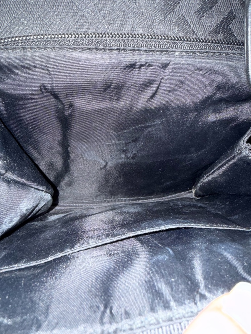 Talbots Black Men's Backpack with Buckle Drawstring Flap - Picture 3 of 7